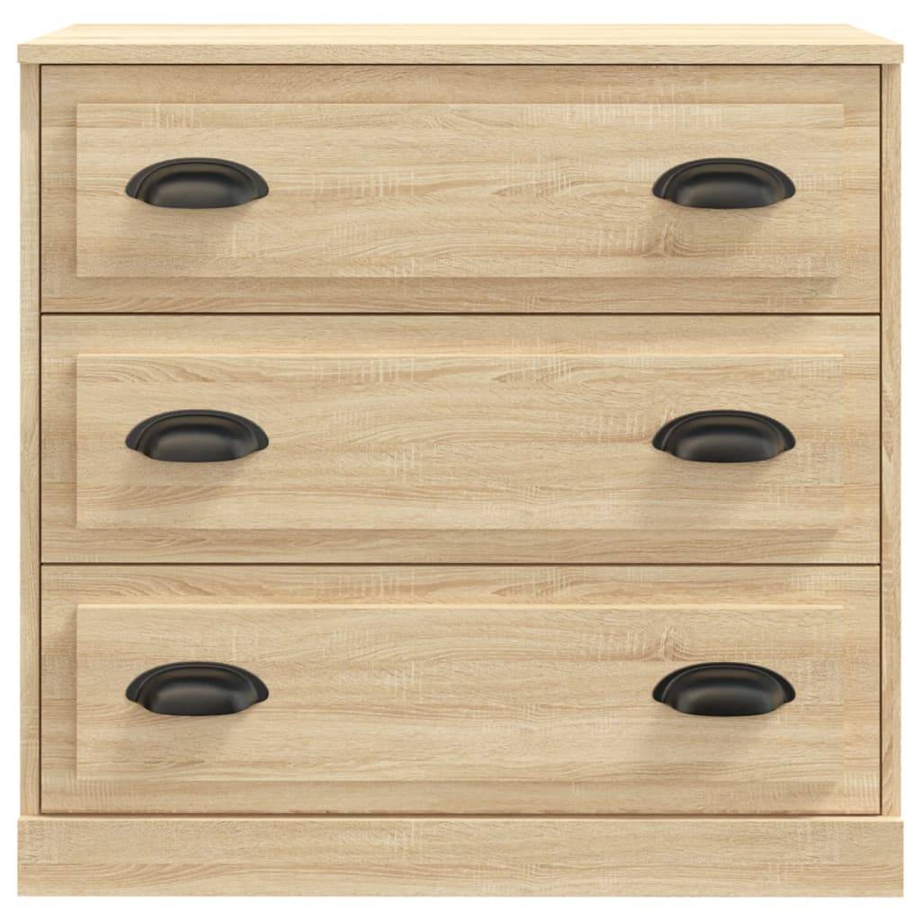 vidaXL Sideboards 2 Stk. Sonoma-Eiche Holzwerkstoff