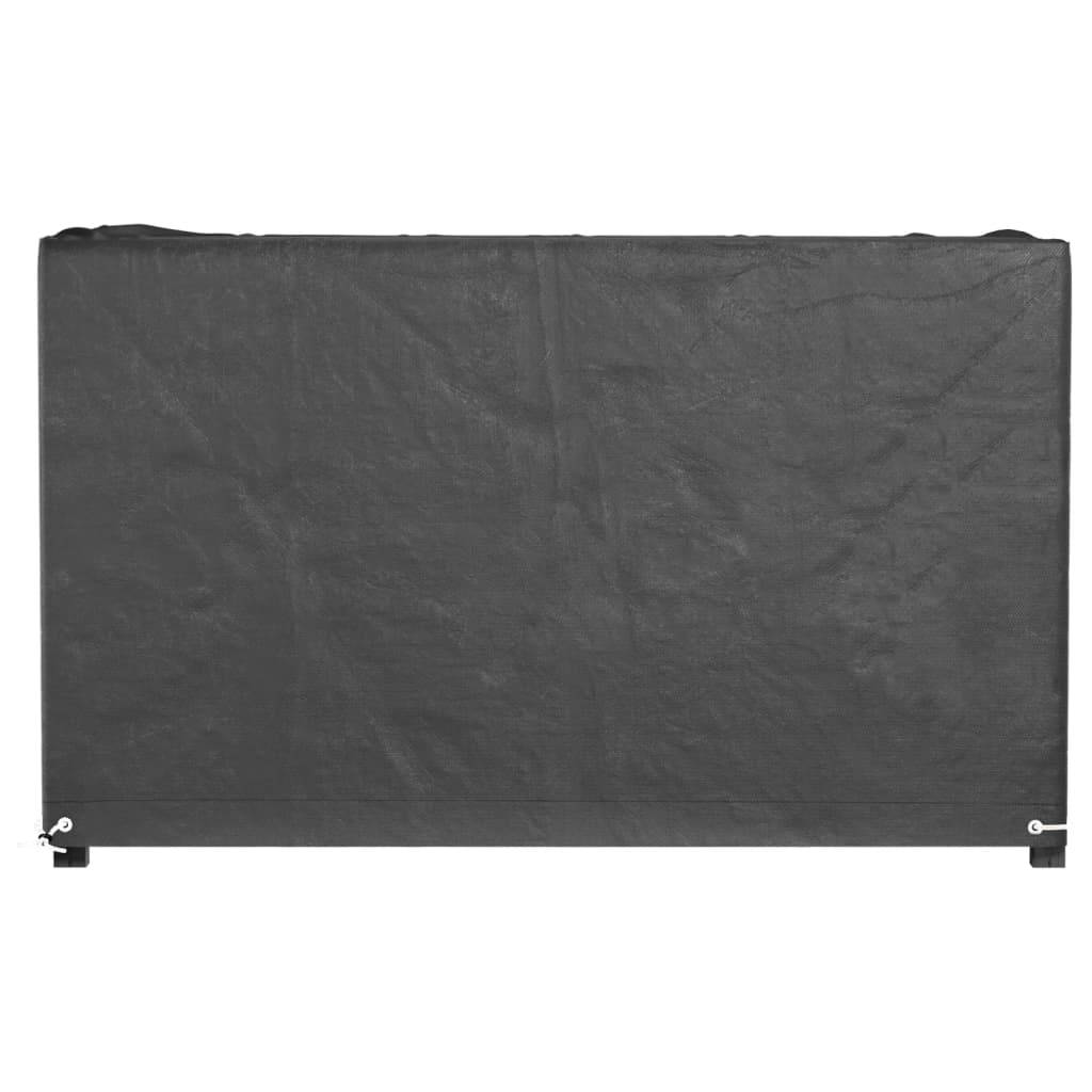 vidaXL Gartenmöbel-Abdeckungen 2 Stk. 8 Ösen 160x120x75 cm Rechteckig