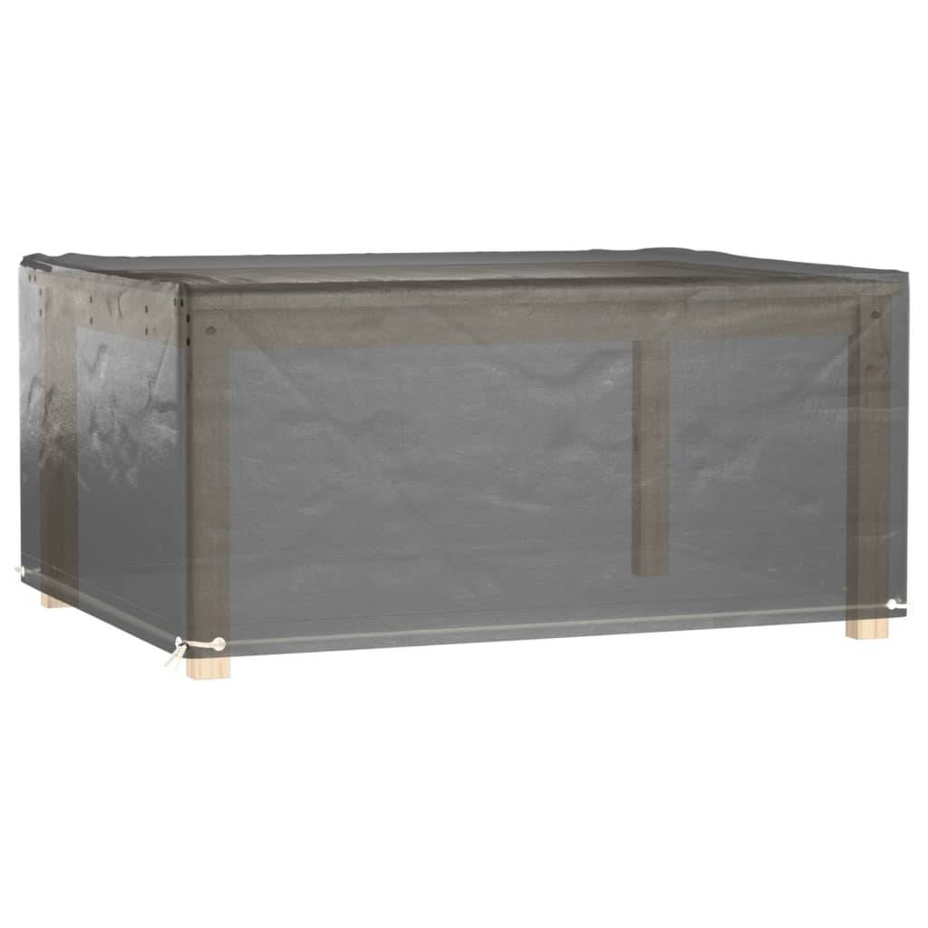 vidaXL Gartenmöbel-Abdeckungen 2 Stk. 8 Ösen 160x120x75 cm Rechteckig