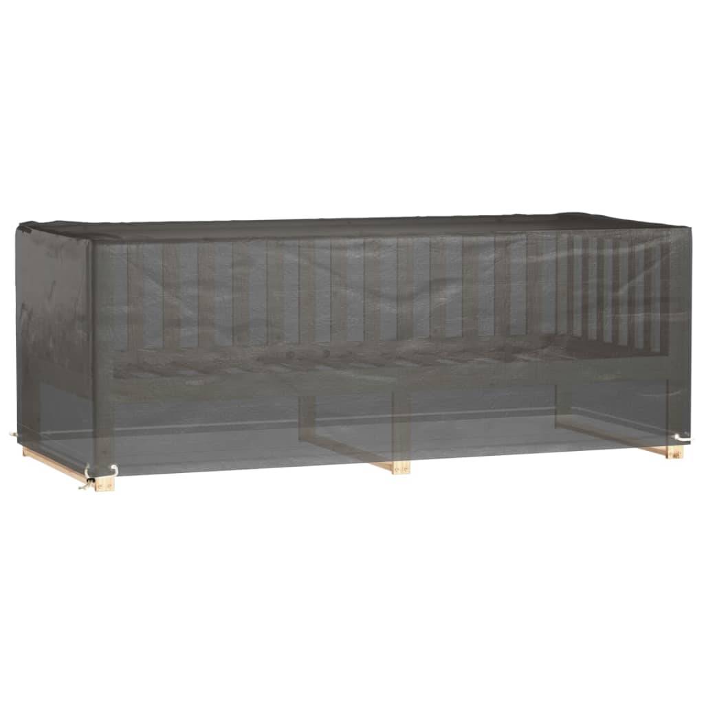 vidaXL Gartenmöbel-Abdeckung 8 Ösen 192x82x65 cm Rechteckig