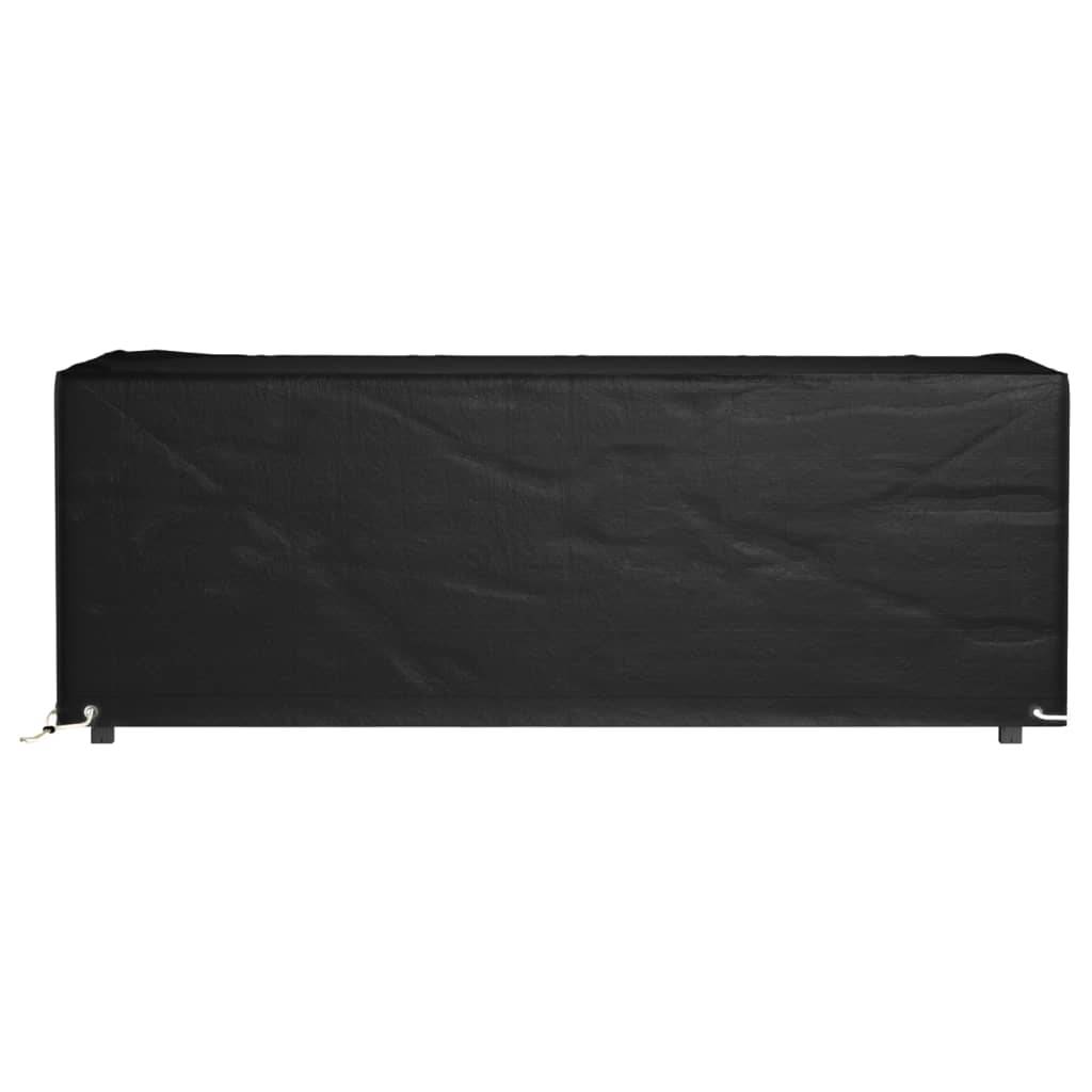 vidaXL Gartenmöbel-Abdeckung 8 Ösen 192x82x65 cm Rechteckig