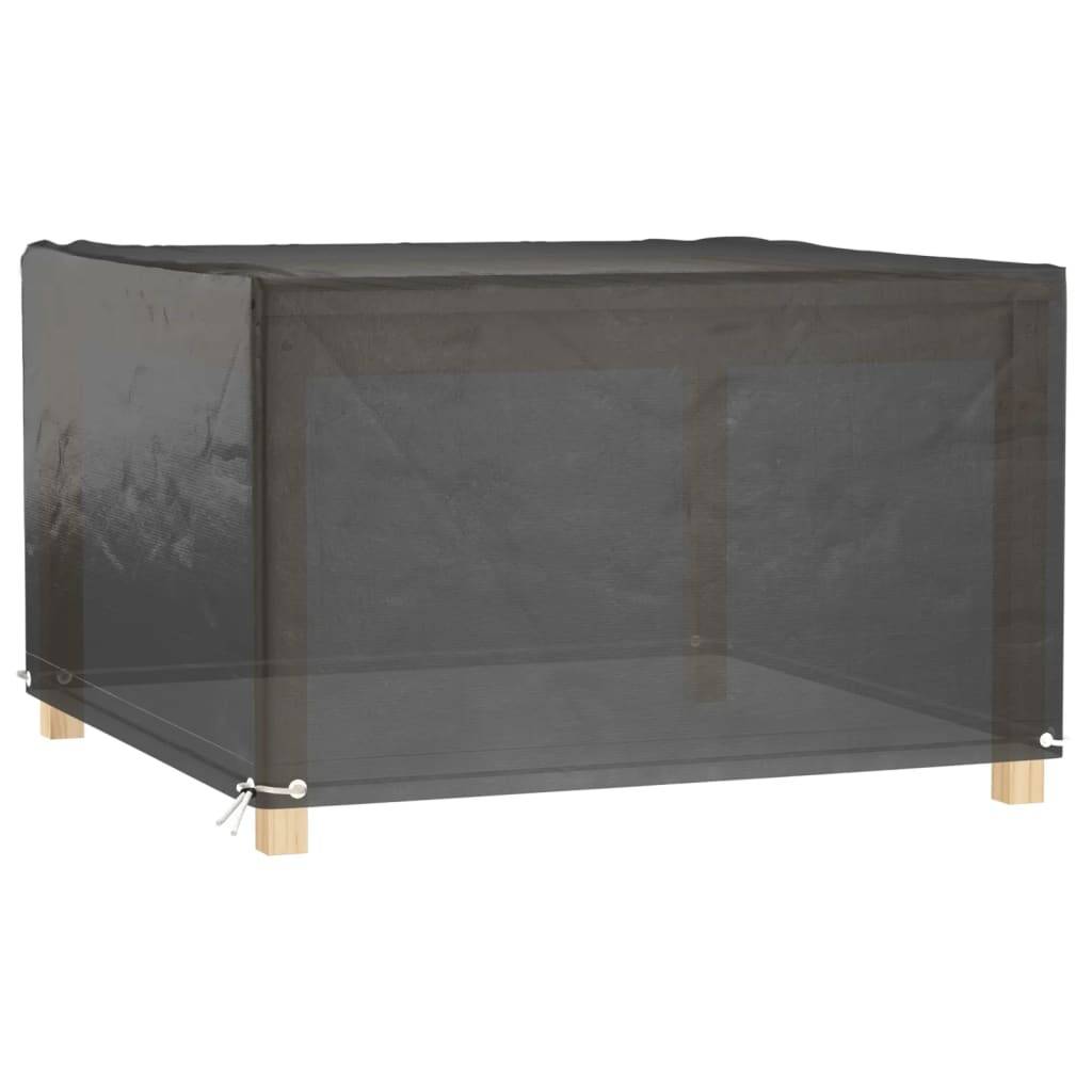 vidaXL Gartenmöbel-Abdeckung 8 Ösen 132x132x80 cm Quadratisch