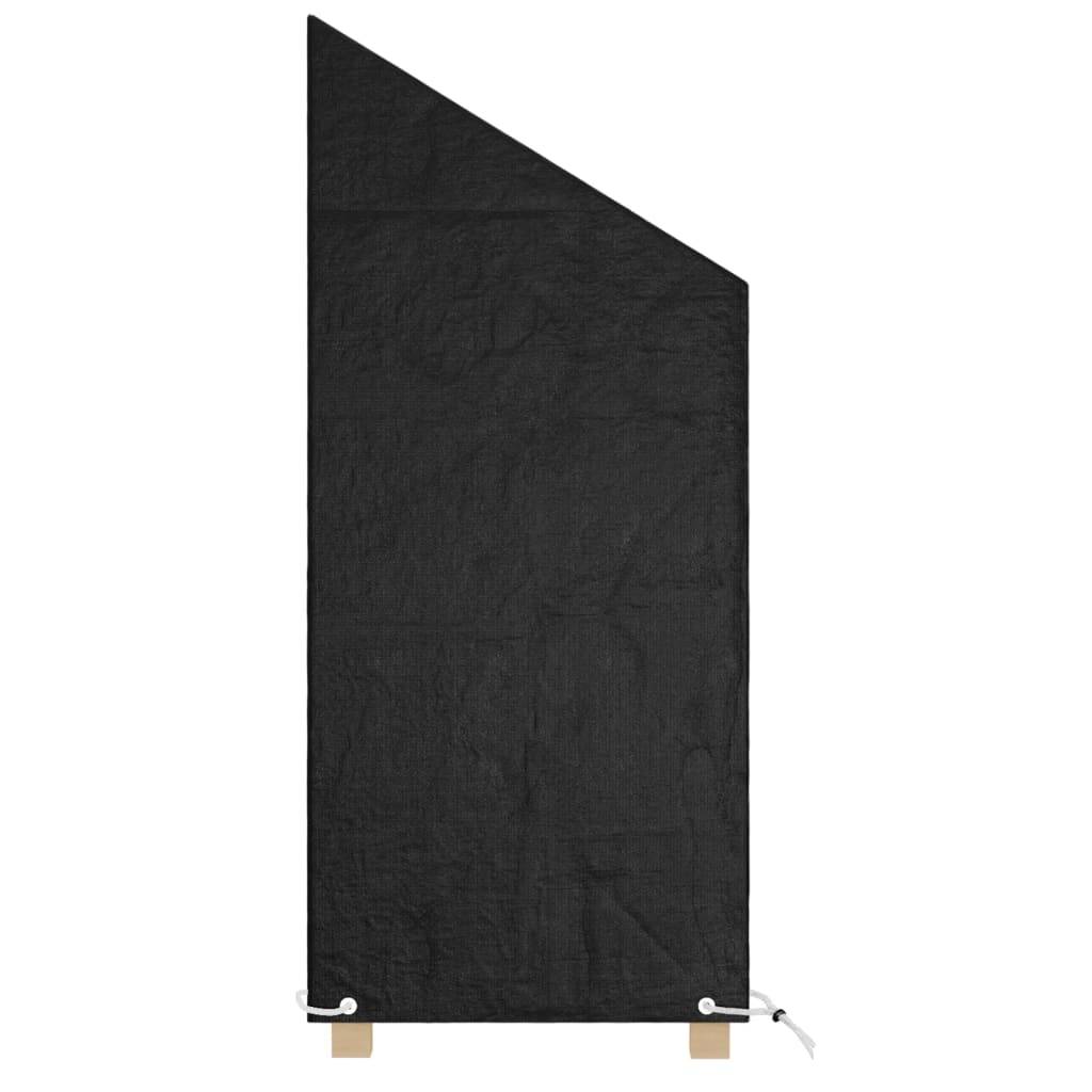 vidaXL Abdeckung für Gartenstuhl 8 Ösen 65x65x110/150 cm Polyethylen