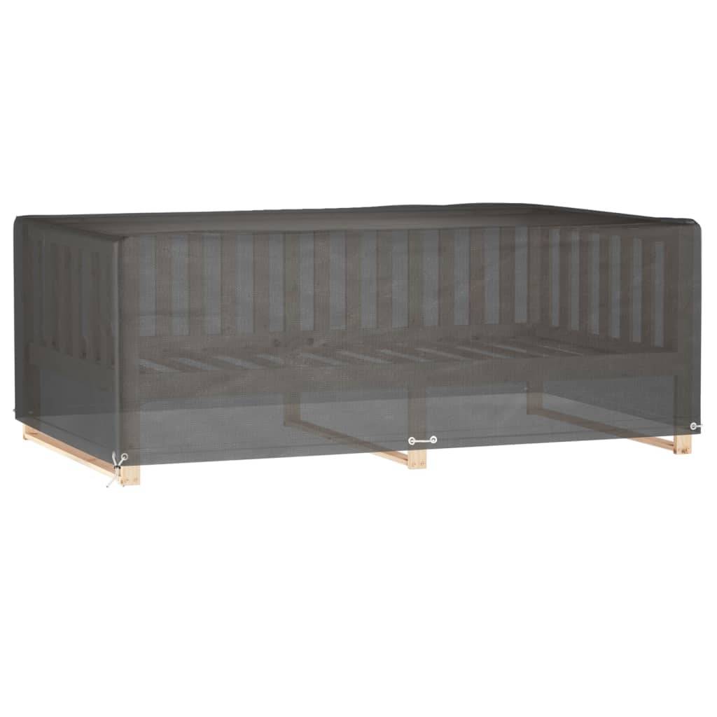 vidaXL Gartenmöbel-Abdeckung 12 Ösen 213x132x75 cm Rechteckig