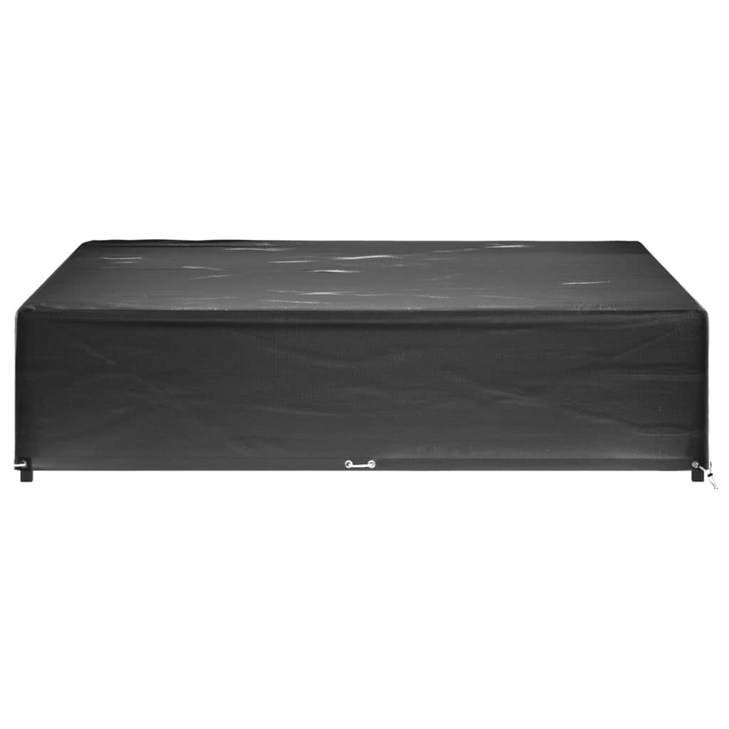 vidaXL Gartenmöbel-Abdeckungen 2 Stk. 16 Ösen 240x240x55cm Quadratisch