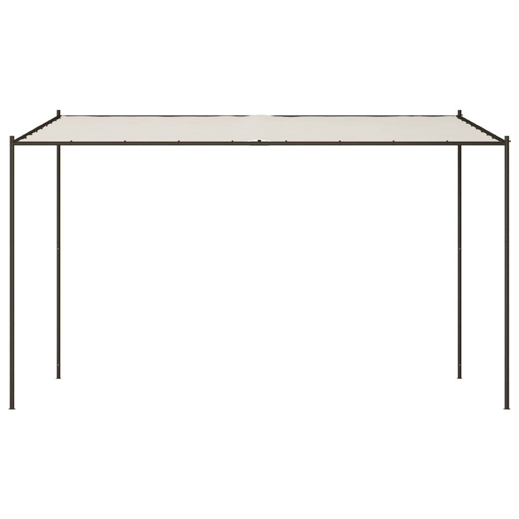 vidaXL Pavillon Weiß 4x4 m 180 g/m² Stoff und Stahl