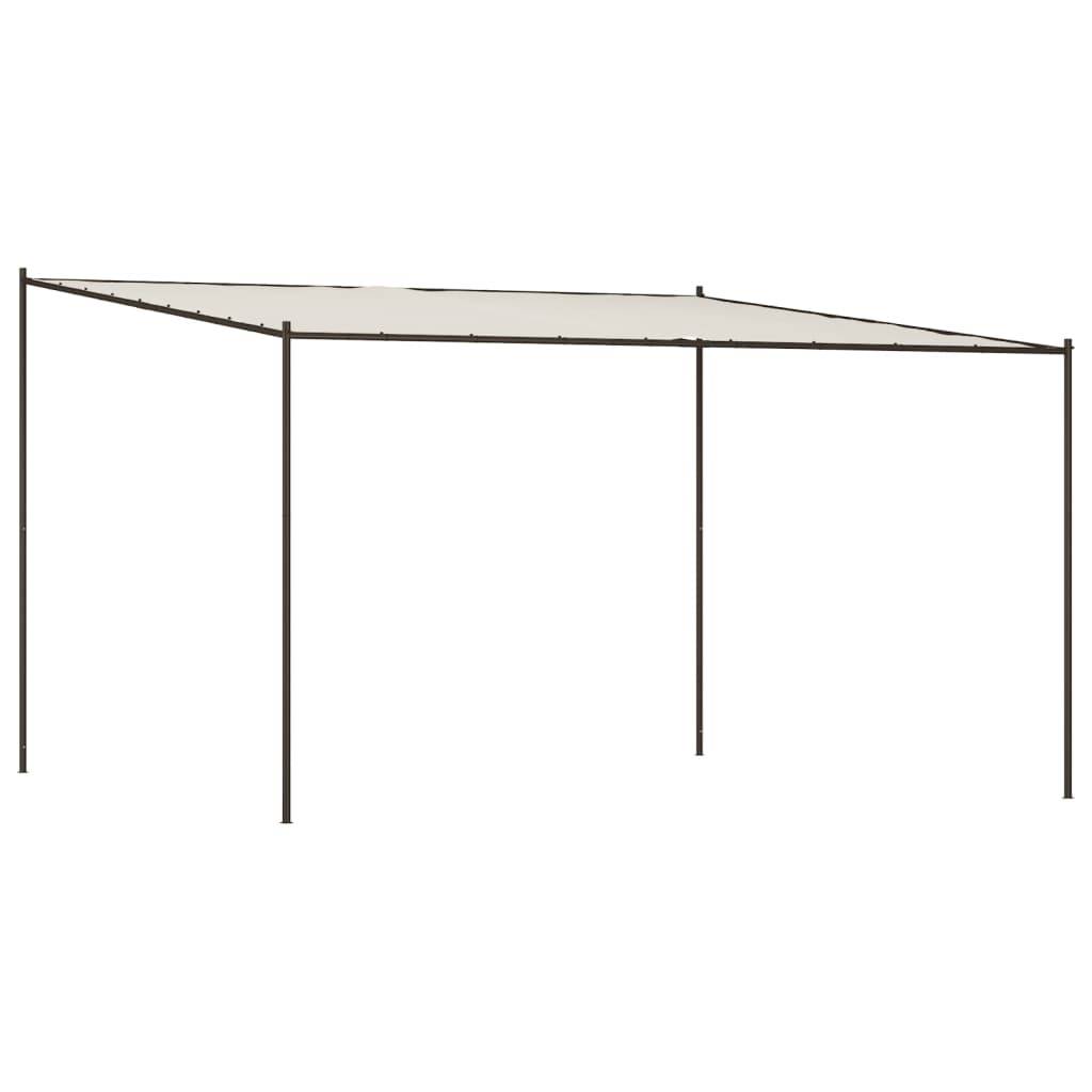 vidaXL Pavillon Weiß 4x4 m 180 g/m² Stoff und Stahl