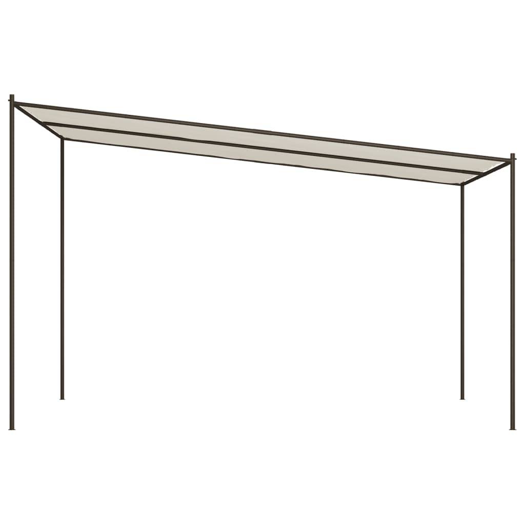 vidaXL Pavillon Weiß 4x4 m 180 g/m² Stoff und Stahl