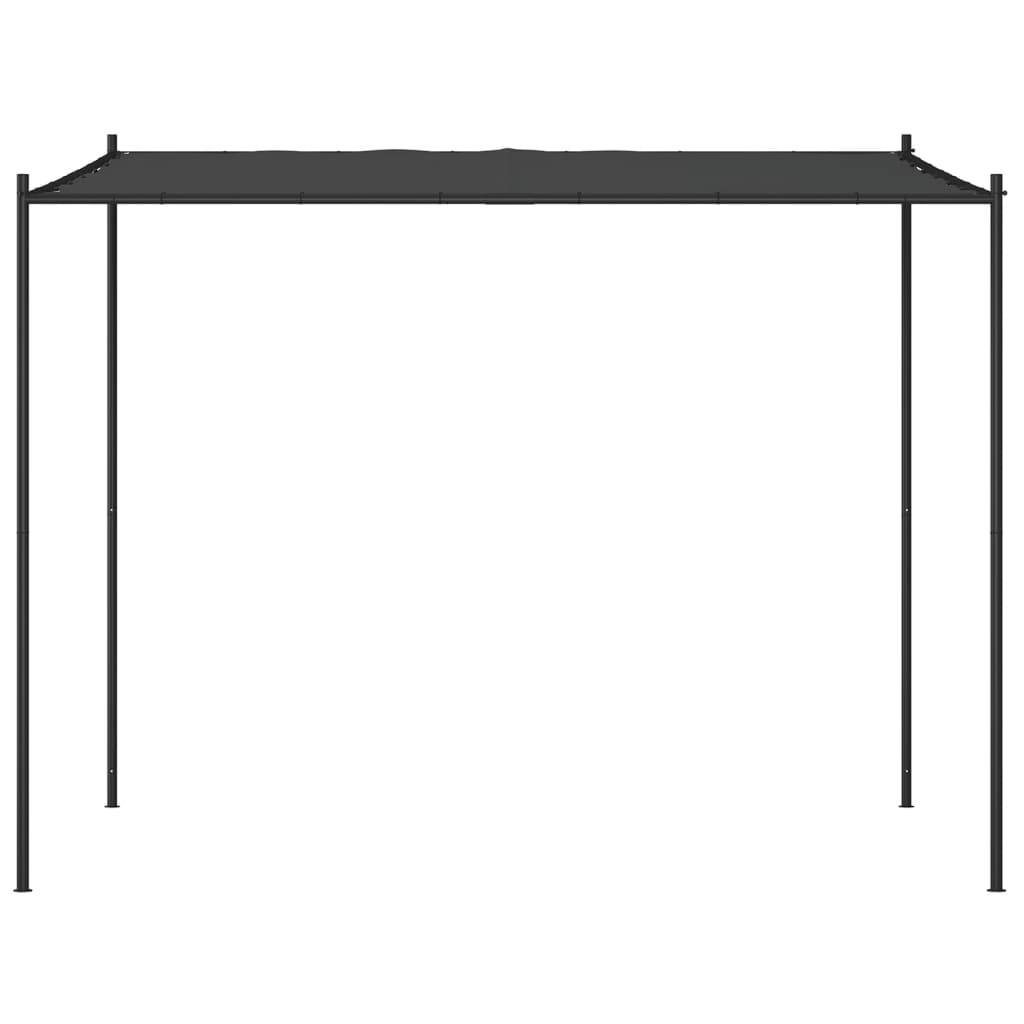 vidaXL Pavillon Anthrazit 3x3 m 180 g/m² Stoff und Stahl