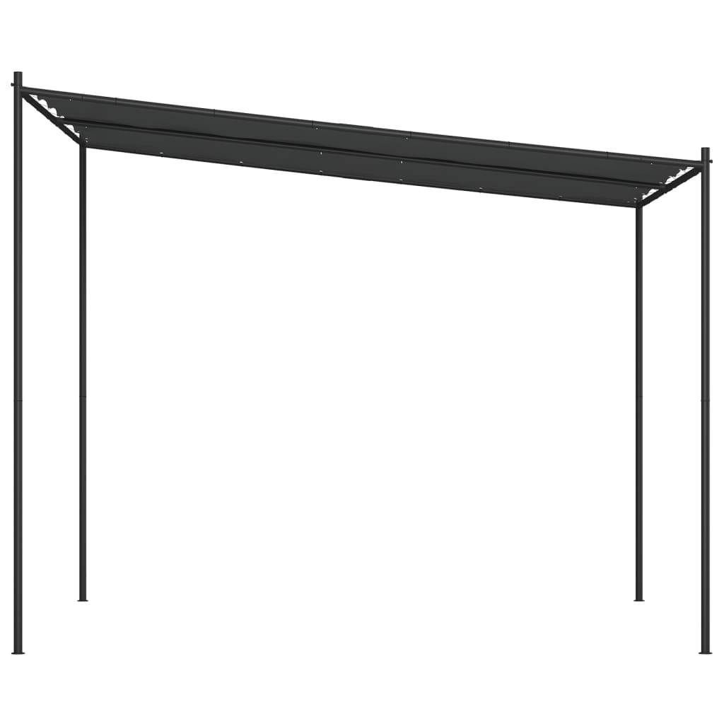 vidaXL Pavillon Anthrazit 3x3 m 180 g/m² Stoff und Stahl