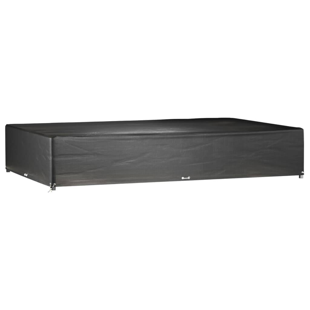 vidaXL Gartenmöbel-Abdeckungen 2 Stk. 16 Ösen 325x205x60 cm Rechteckig