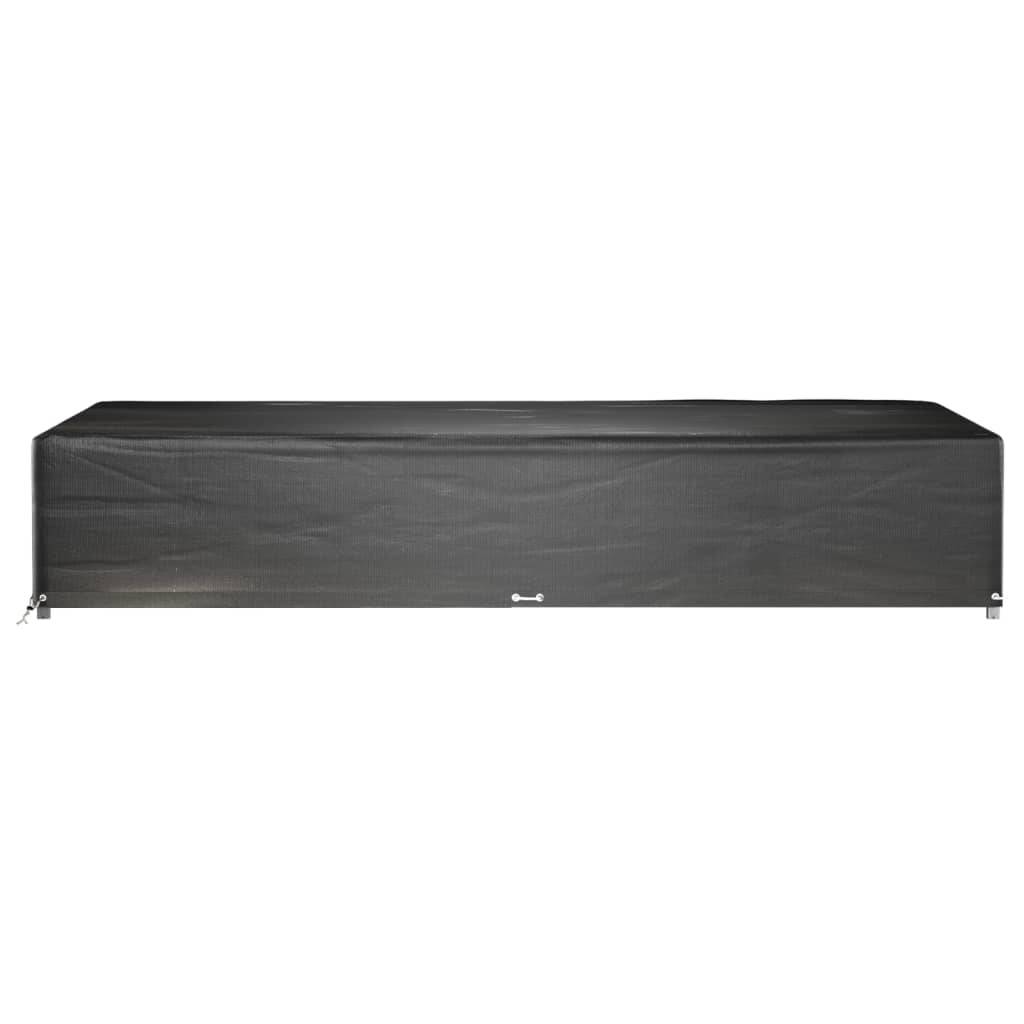 vidaXL Gartenmöbel-Abdeckungen 2 Stk. 16 Ösen 325x205x60 cm Rechteckig