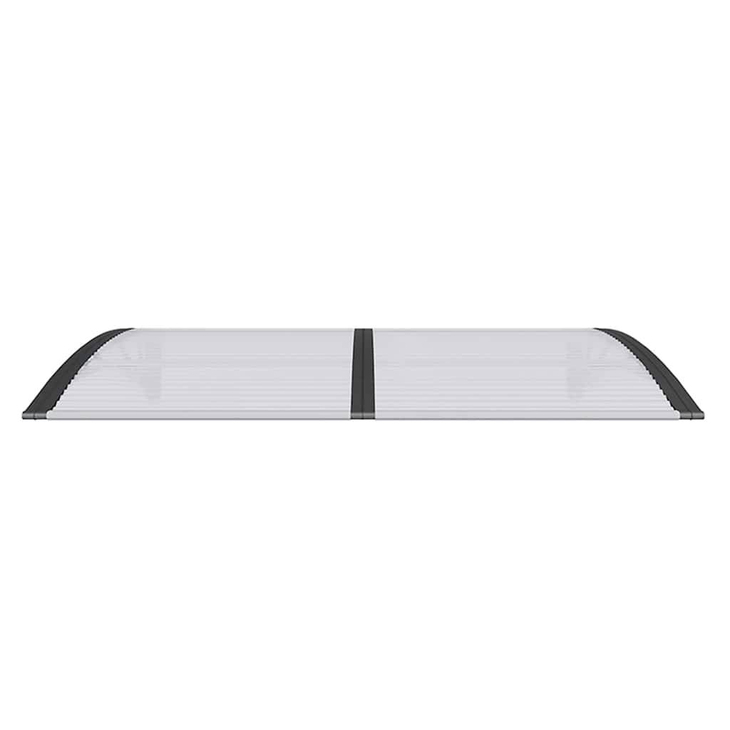 vidaXL Türvordach Schwarz 150x100 cm Polycarbonat
