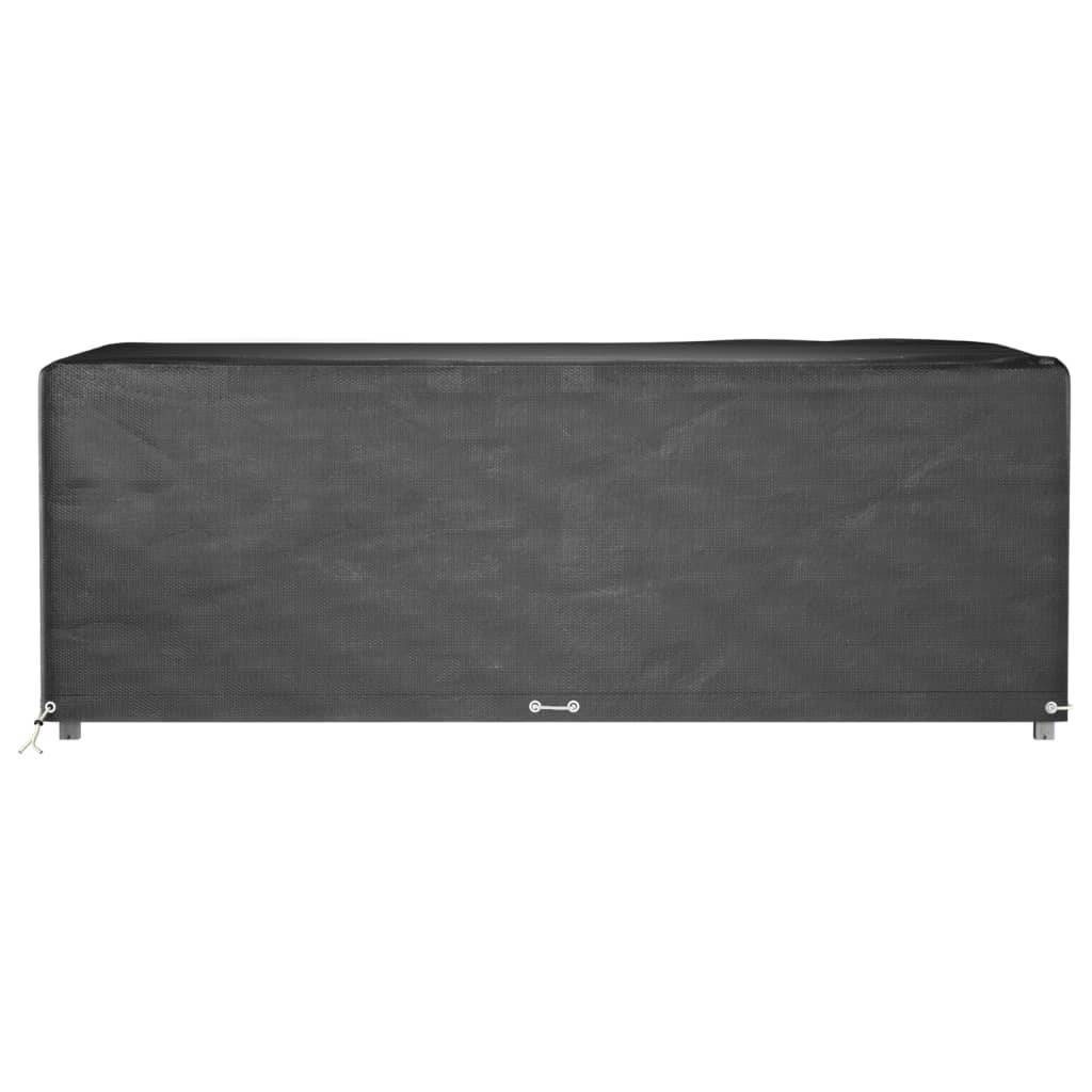 vidaXL Gartenmöbel-Abdeckungen 2 Stk. 12 Ösen 213x132x75 cm Rechteckig