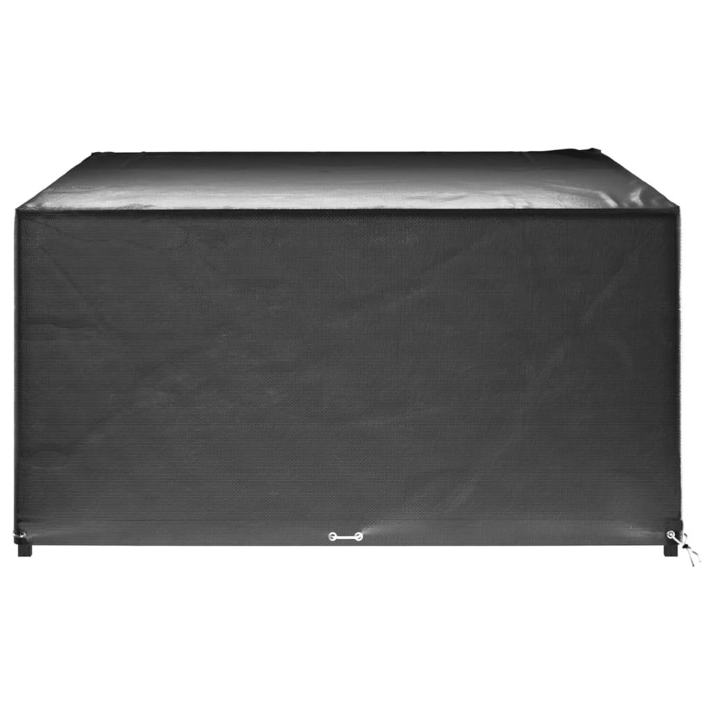 vidaXL Gartenmöbel-Abdeckungen 2 Stk. 16 Ösen 278x204x105cm Rechteckig