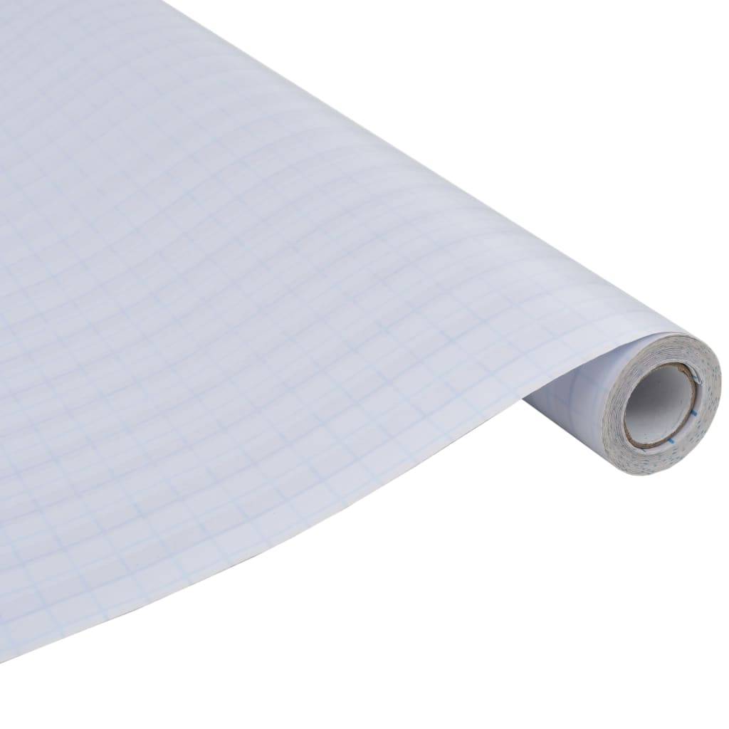 vidaXL Fensterfolie Matt Streifen-Design 0,9x100 m PVC