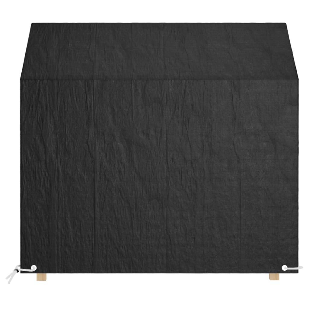 vidaXL Abdeckung für Gartenbank 8 Ösen 130x70x70/88 cm Polyethylen