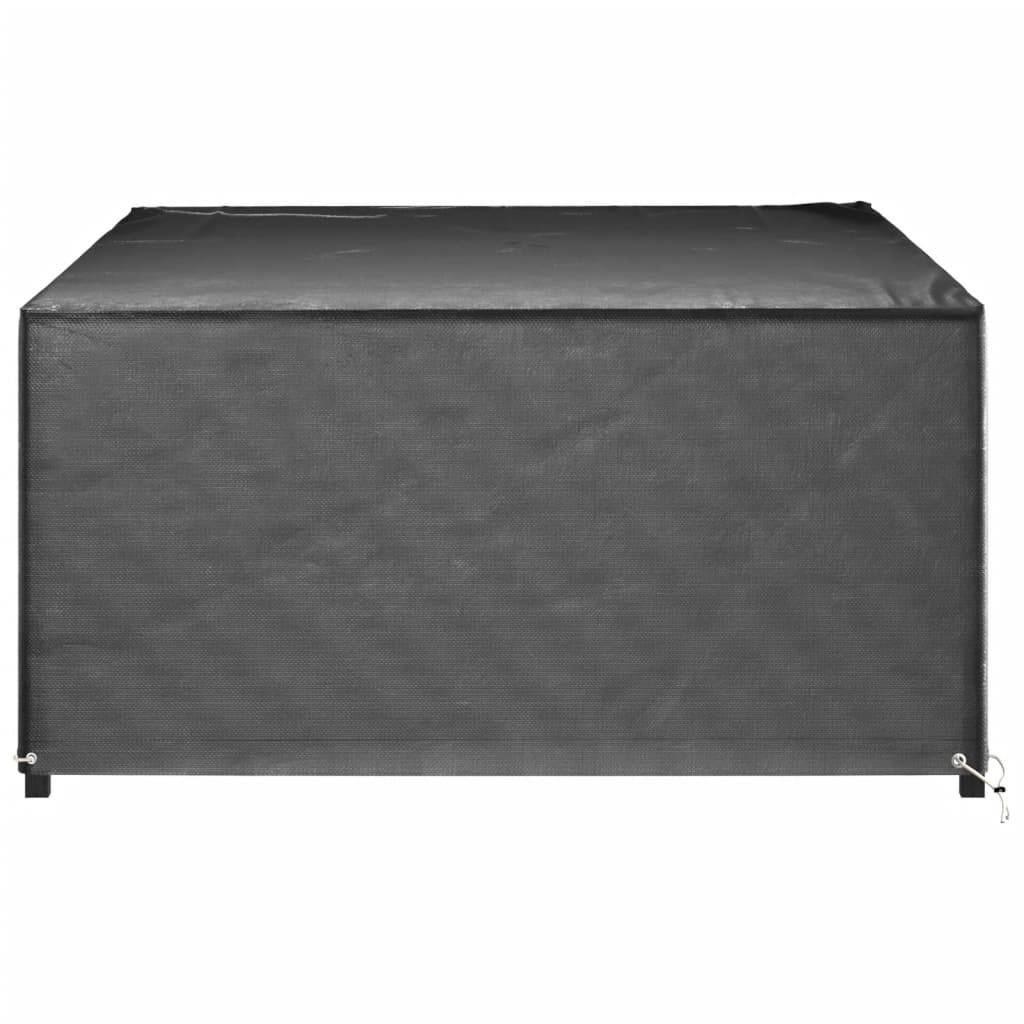 vidaXL Gartenmöbel-Abdeckungen 2 Stk. 12 Ösen 270x180x90 cm Rechteckig