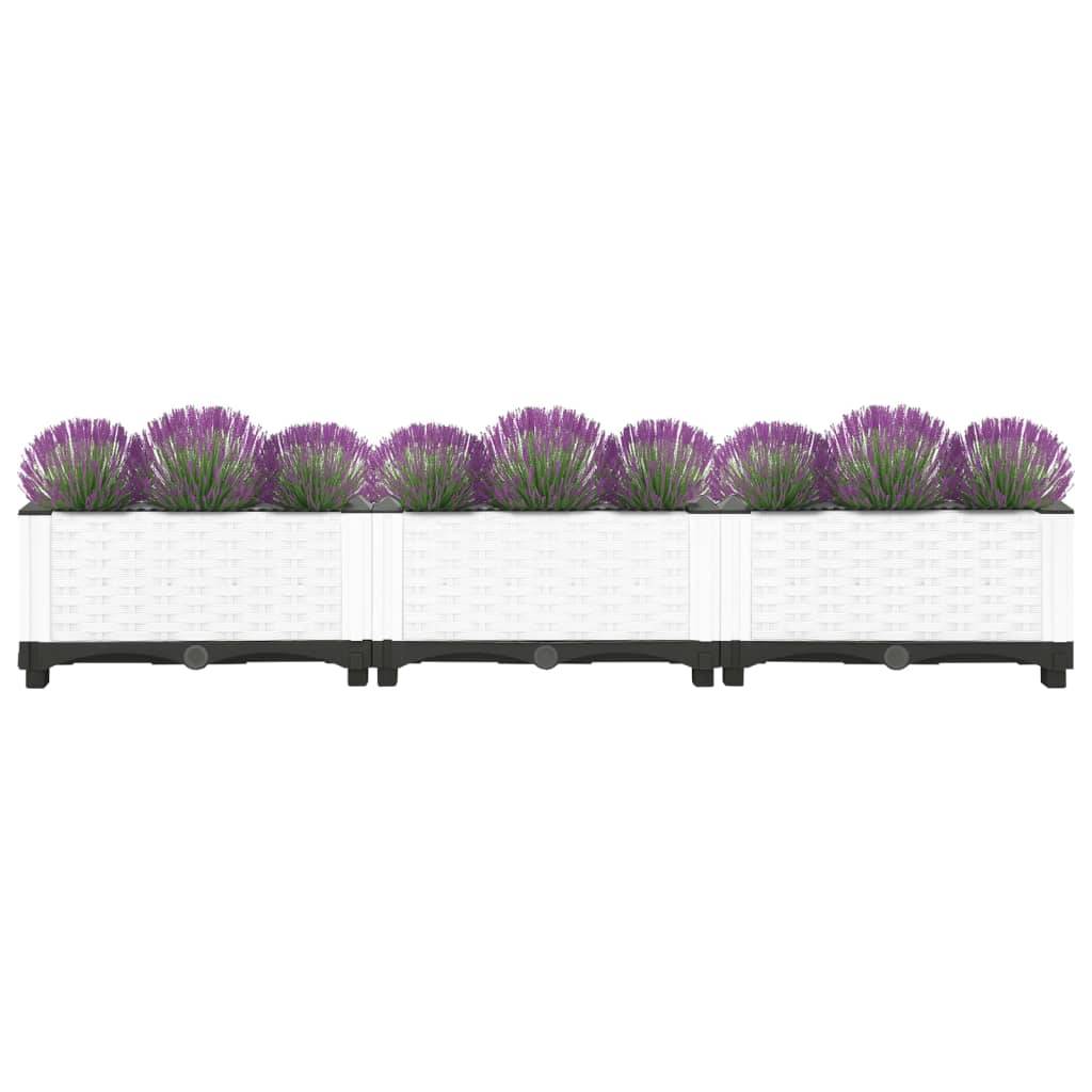 vidaXL Hochbeet 120x40x23 cm Polypropylen