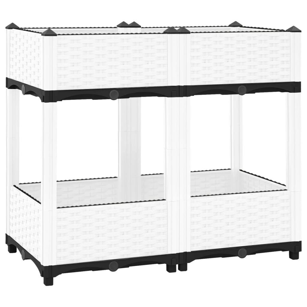 vidaXL Hochbeet 80x40x71 cm Polypropylen