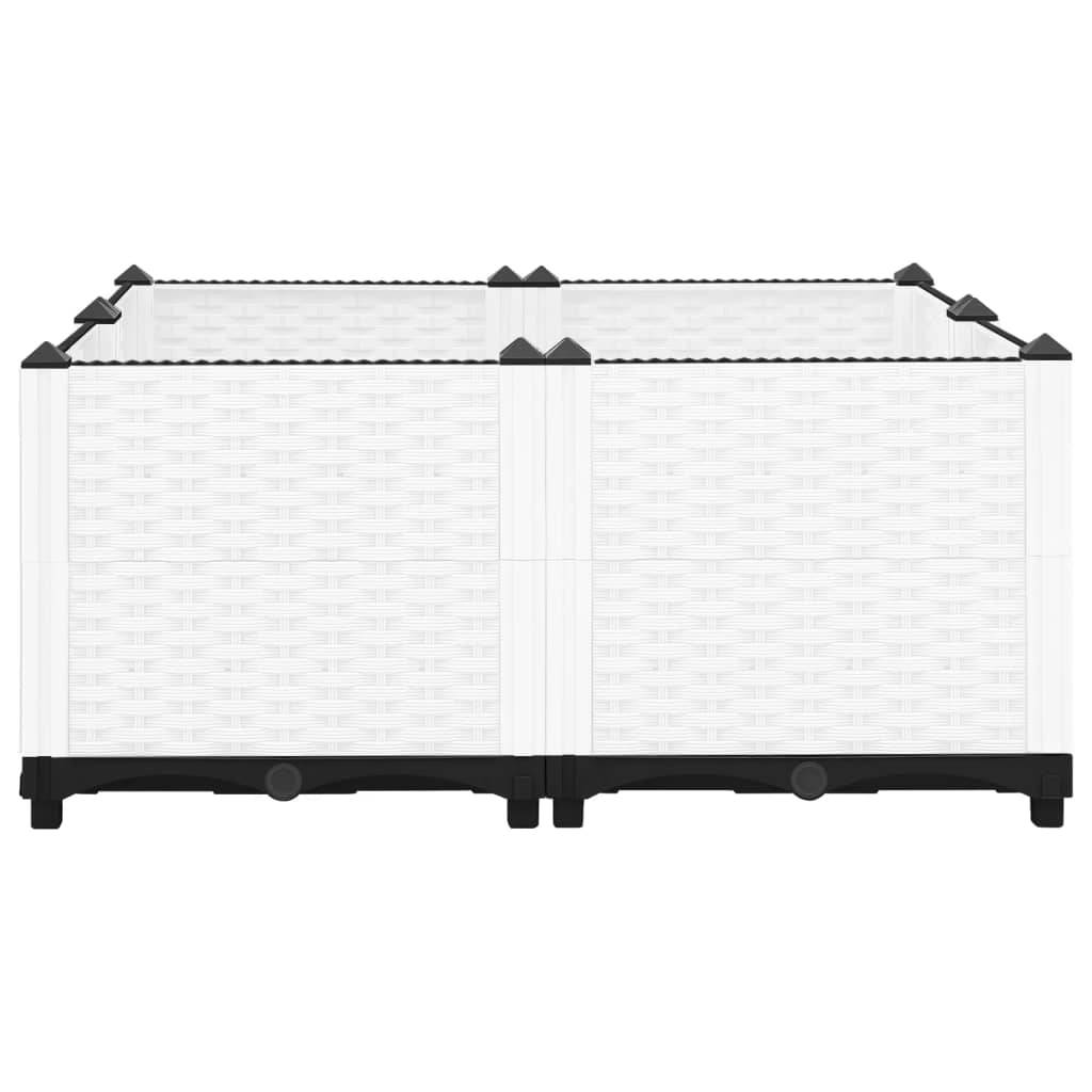 vidaXL Hochbeet 80x80x38 cm Polypropylen