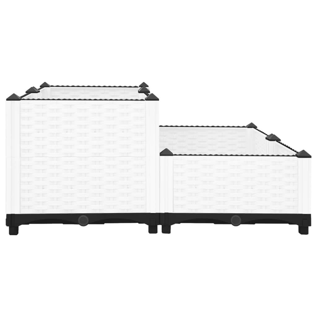 vidaXL Hochbeet 80x80x38 cm Polypropylen