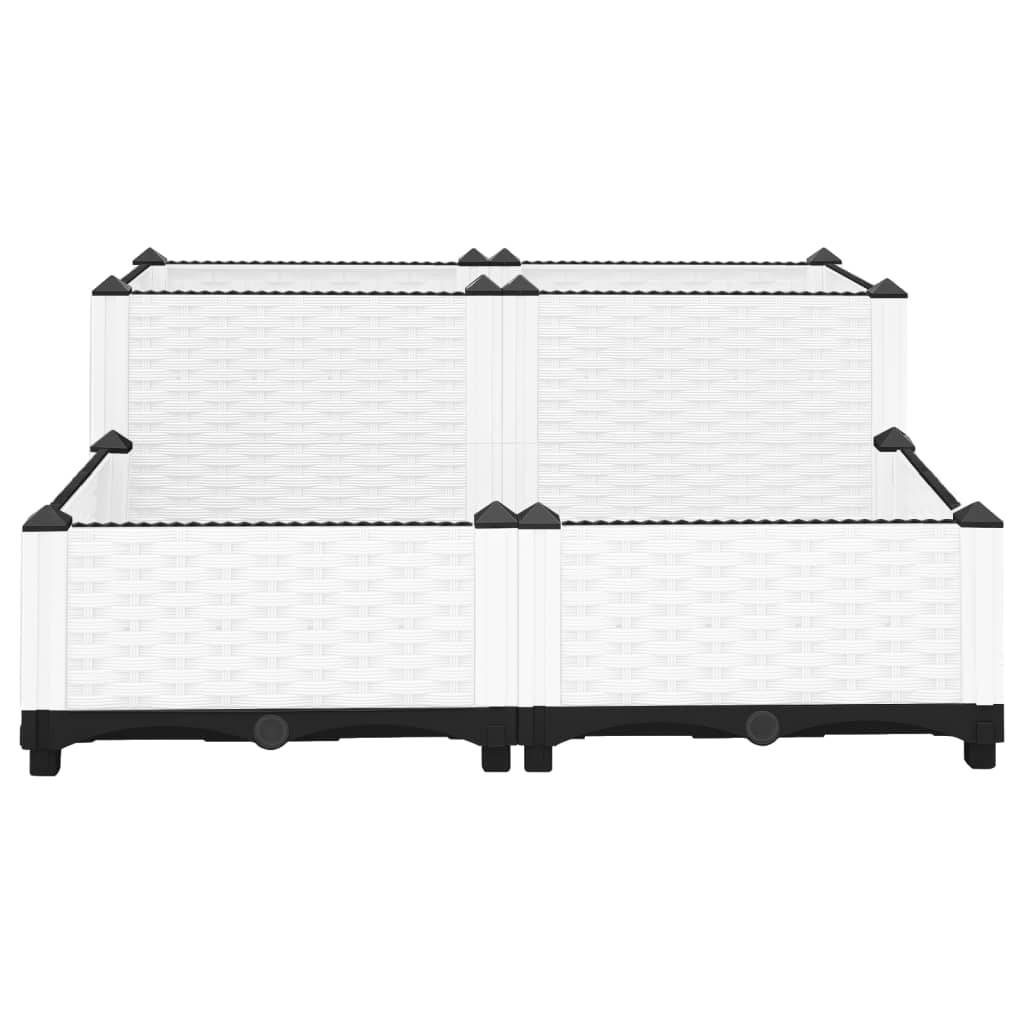 vidaXL Hochbeet 80x80x38 cm Polypropylen