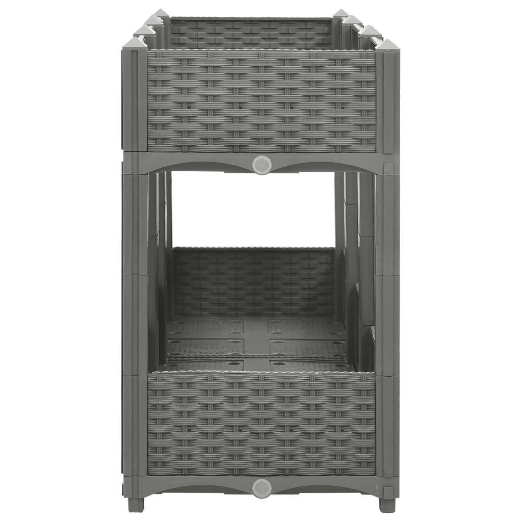 vidaXL Hochbeet 120x40x71 cm Polypropylen