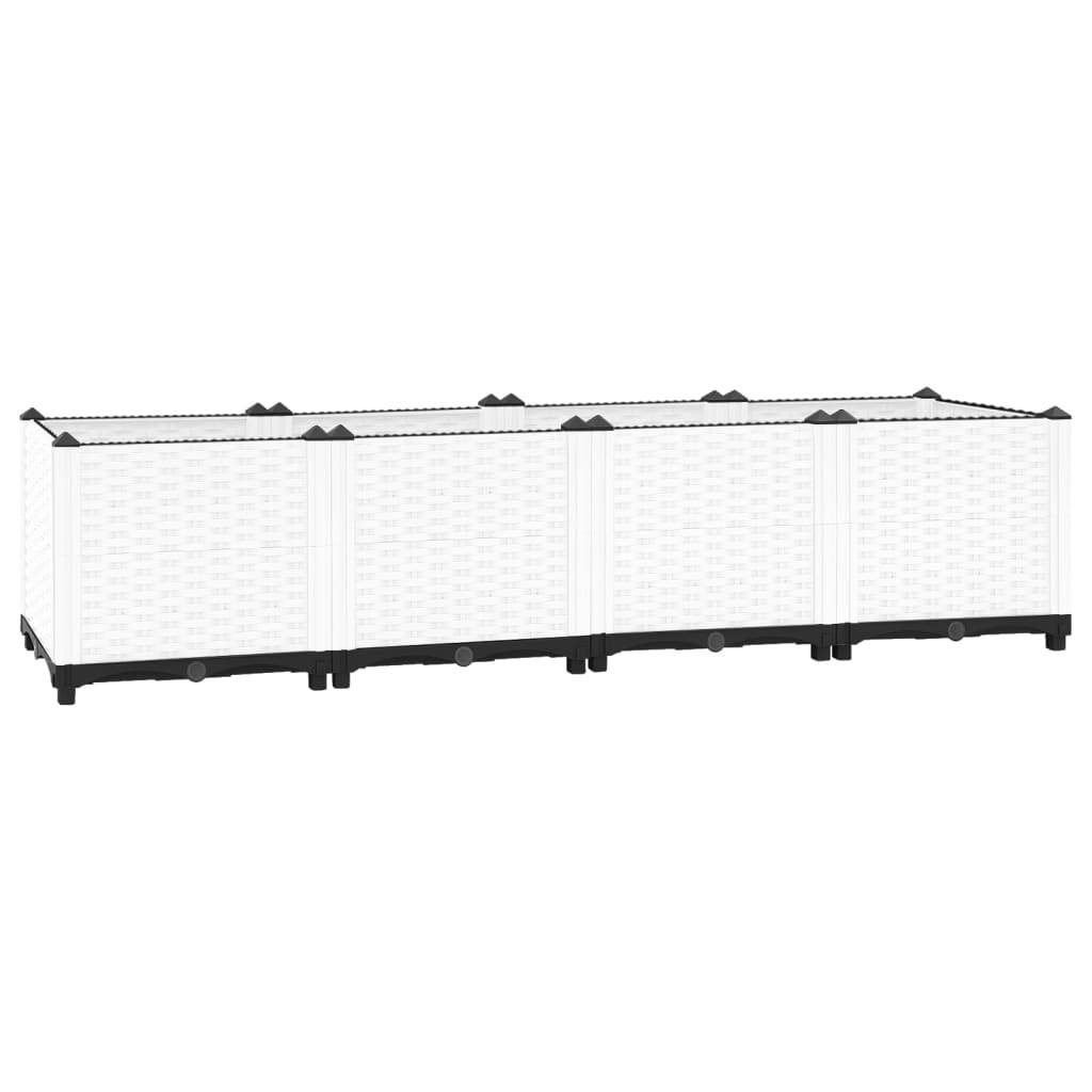 vidaXL Hochbeet 160x40x38 cm Polypropylen