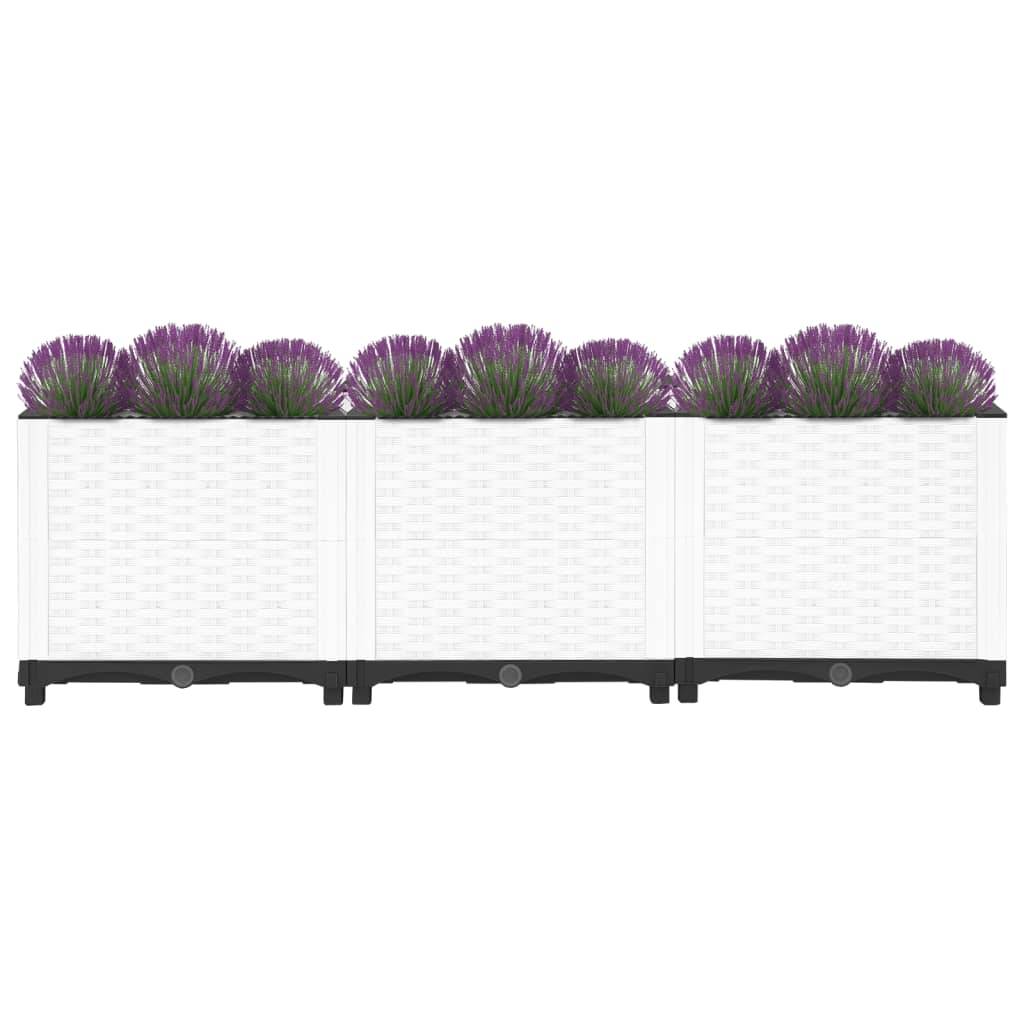 vidaXL Hochbeet 120x40x38 cm Polypropylen