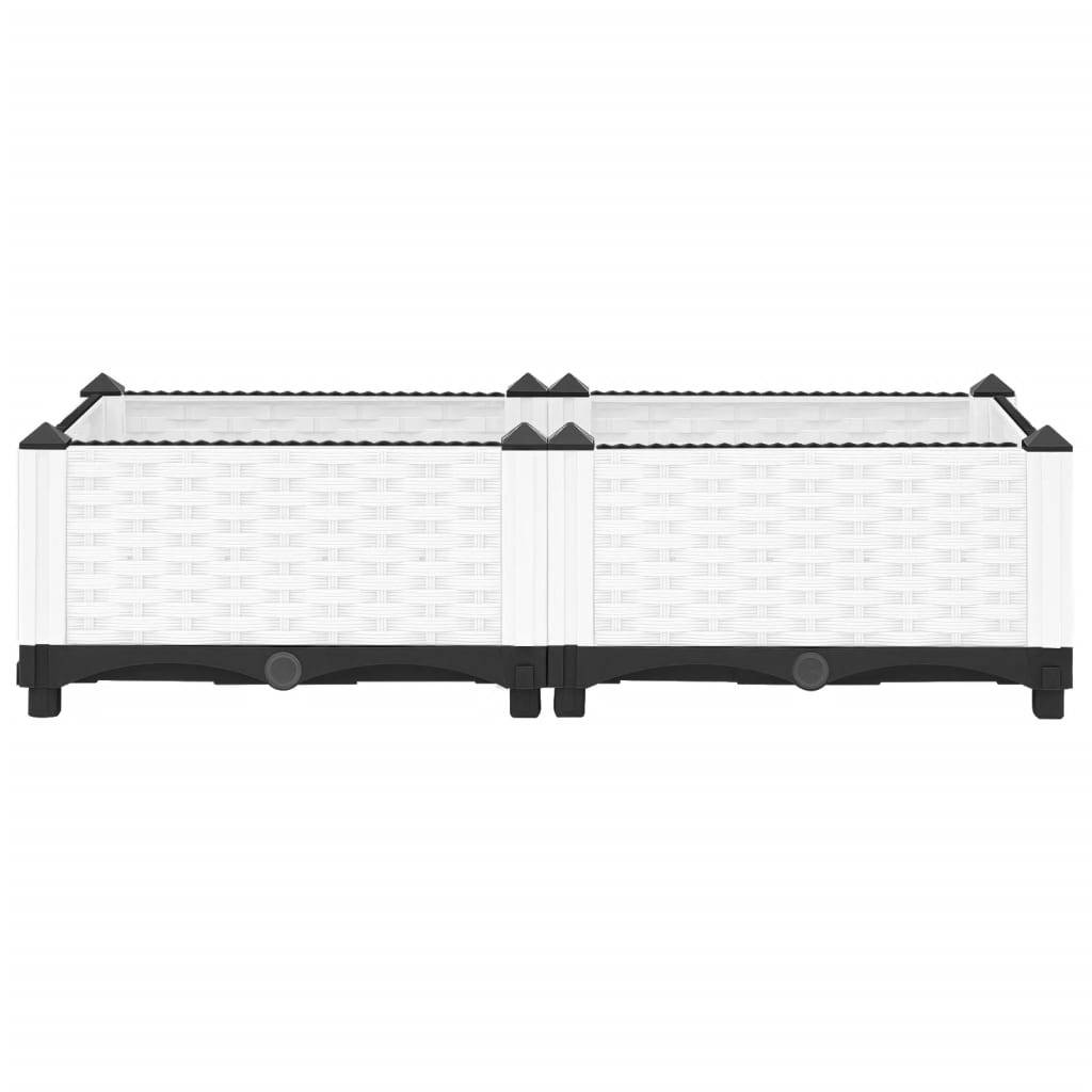 vidaXL Hochbeet 80x40x23 cm Polypropylen