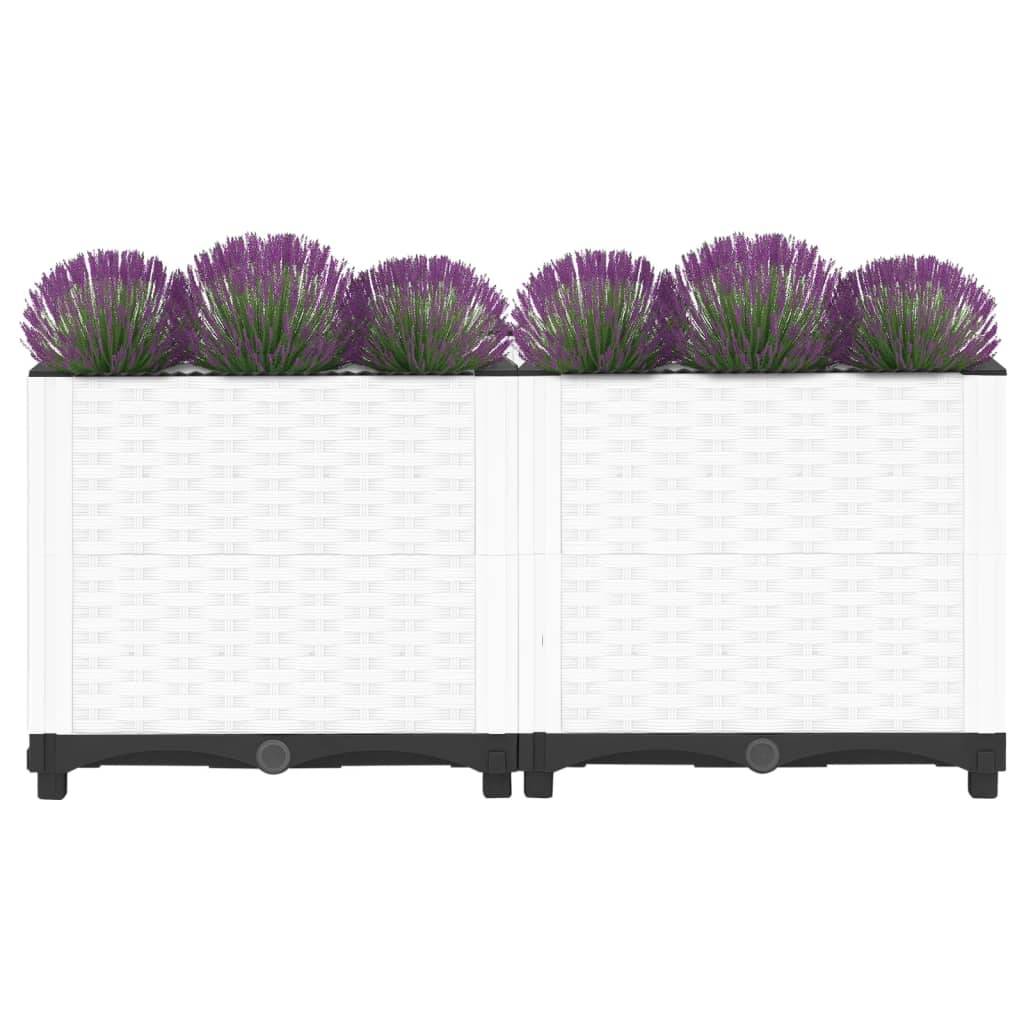 vidaXL Hochbeet 80x40x38 cm Polypropylen