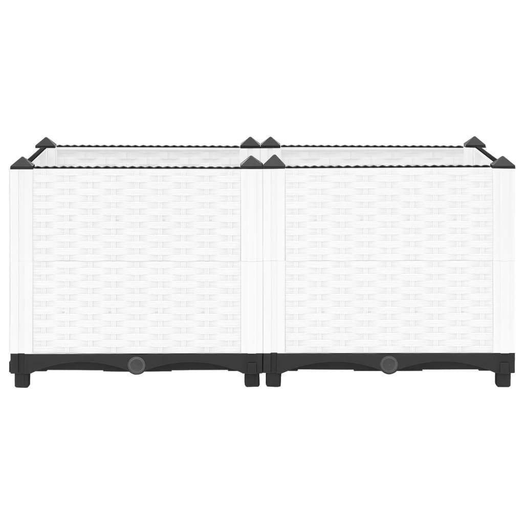 vidaXL Hochbeet 80x40x38 cm Polypropylen