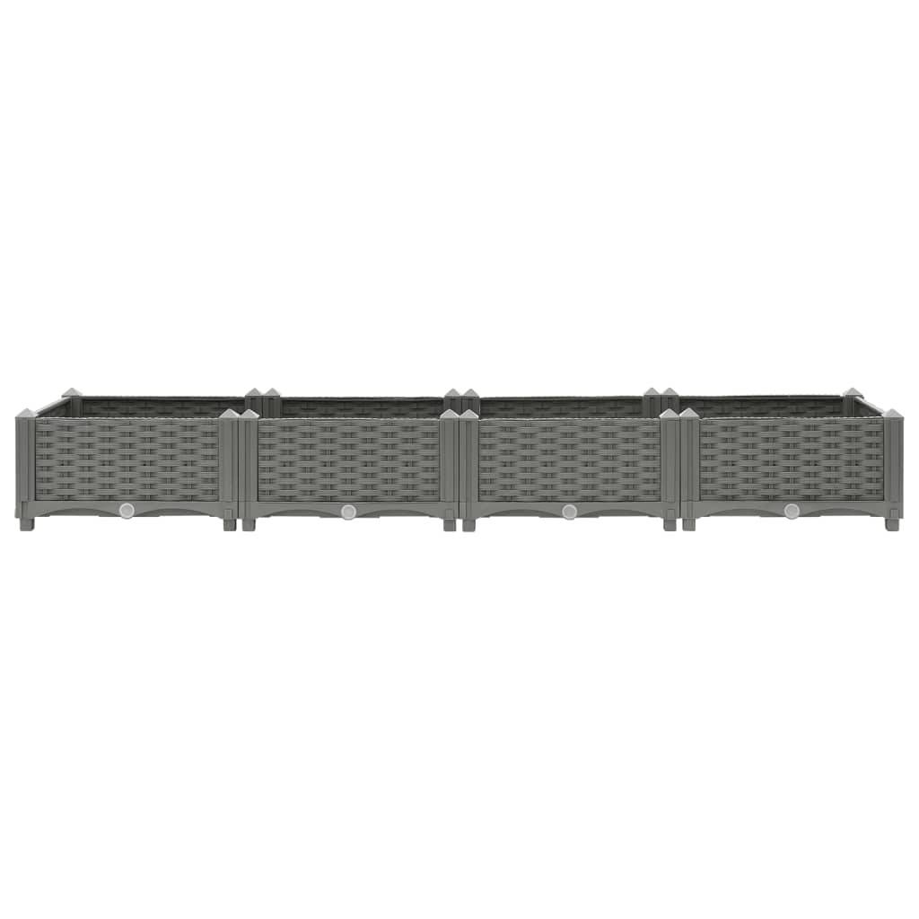 vidaXL Hochbeet 160x40x23 cm Polypropylen