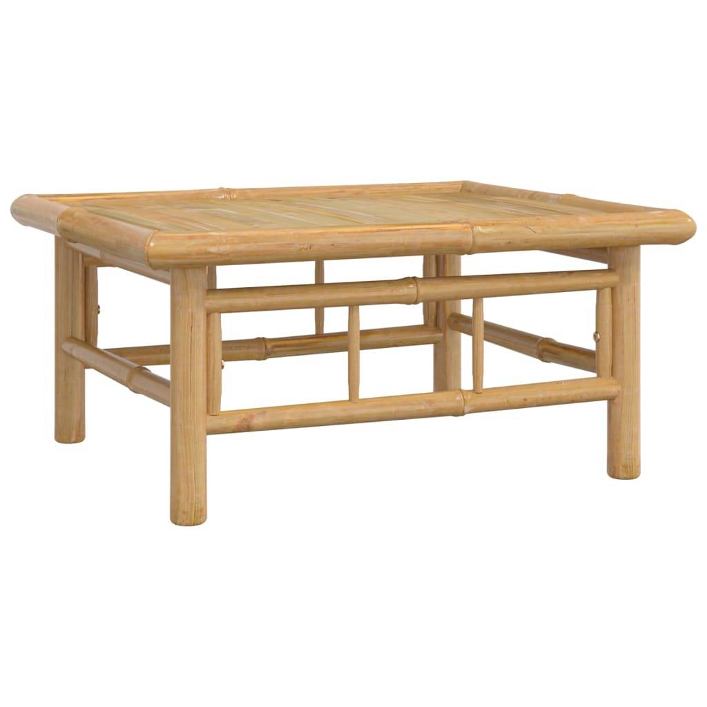 vidaXL Gartentisch 65x55x30 cm Bambus