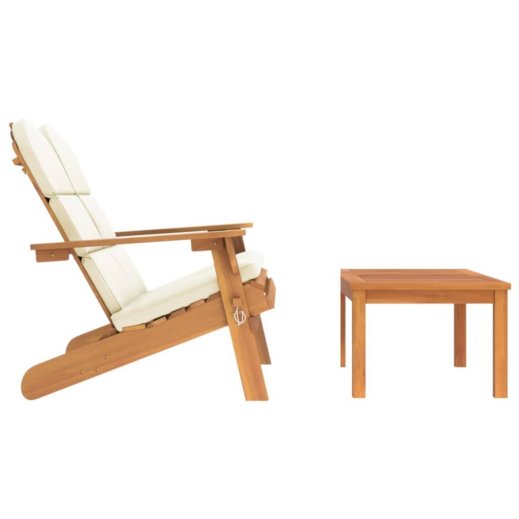 vidaXL 2-tlg. Garten-Lounge-Set Adirondack Massivholz Akazie