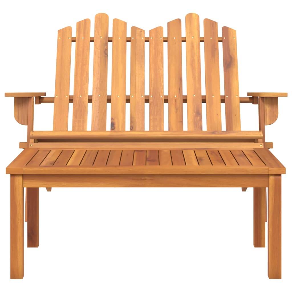 vidaXL 2-tlg. Garten-Lounge-Set Adirondack Massivholz Akazie