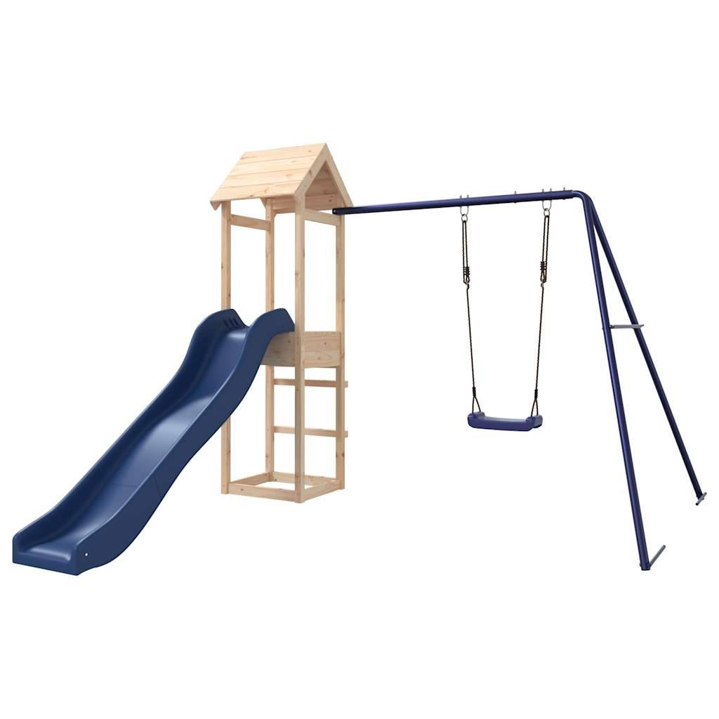 vidaXL Spielturm Massivholz Kiefer