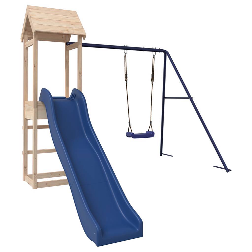 vidaXL Spielturm Massivholz Kiefer
