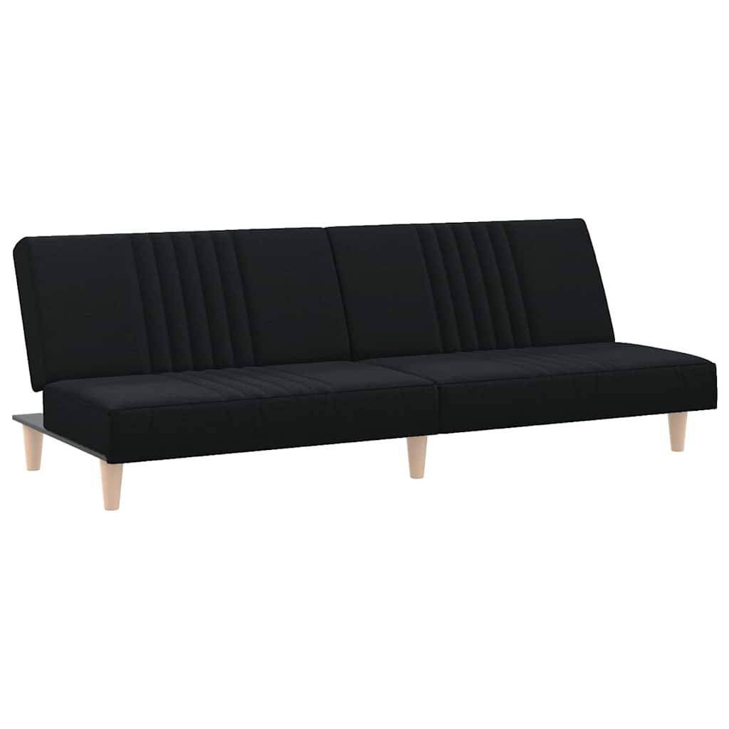 vidaXL Schlafsofa Schwarz Stoff