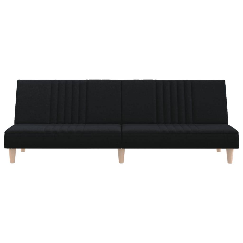 vidaXL Schlafsofa Schwarz Stoff