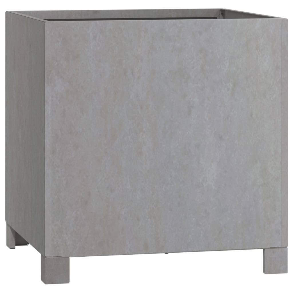 vidaXL Pflanzkübel mit Beinen Rostig 42x40x43 cm Cortenstahl