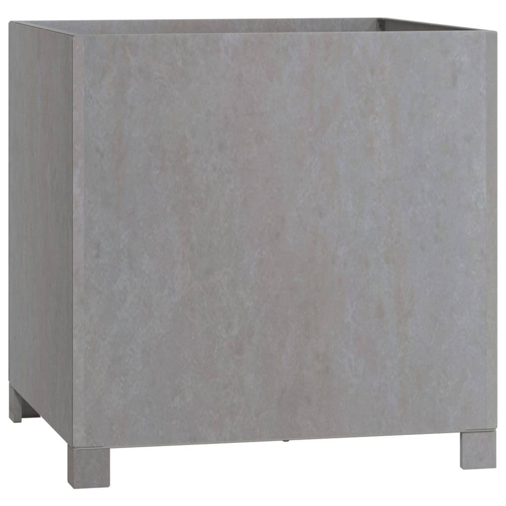 vidaXL Pflanzkübel mit Beinen 2 Stk. Rostig 49x47x50 cm Cortenstahl