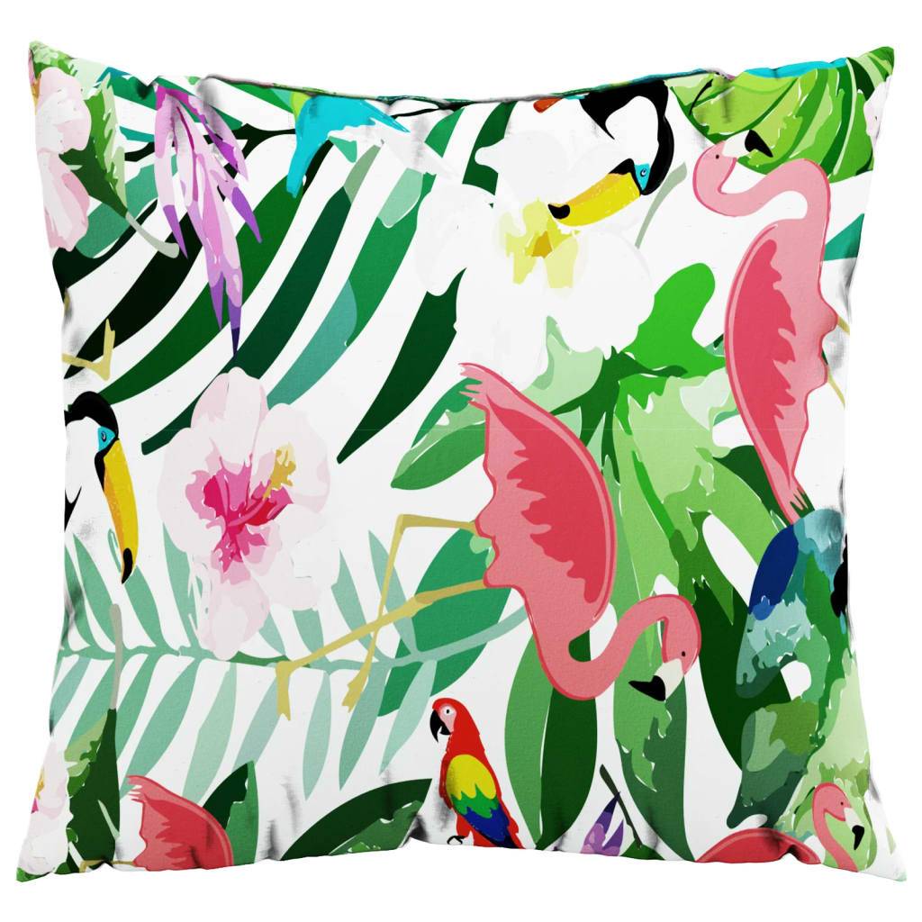 vidaXL Zierkissen 4 Stk. Mehrfarbig 40x40 cm Stoff