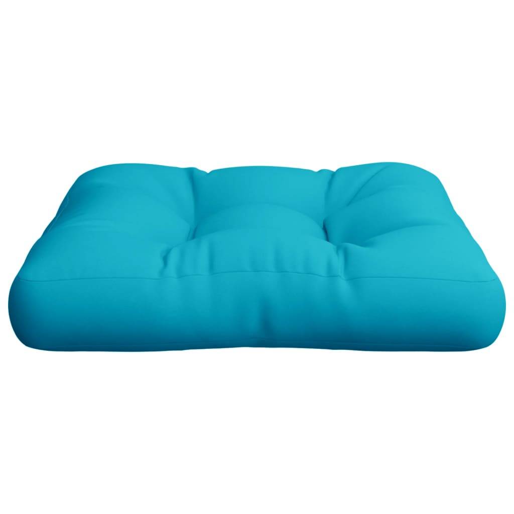 vidaXL Palettenkissen Türkis 60x60x12 cm Stoff