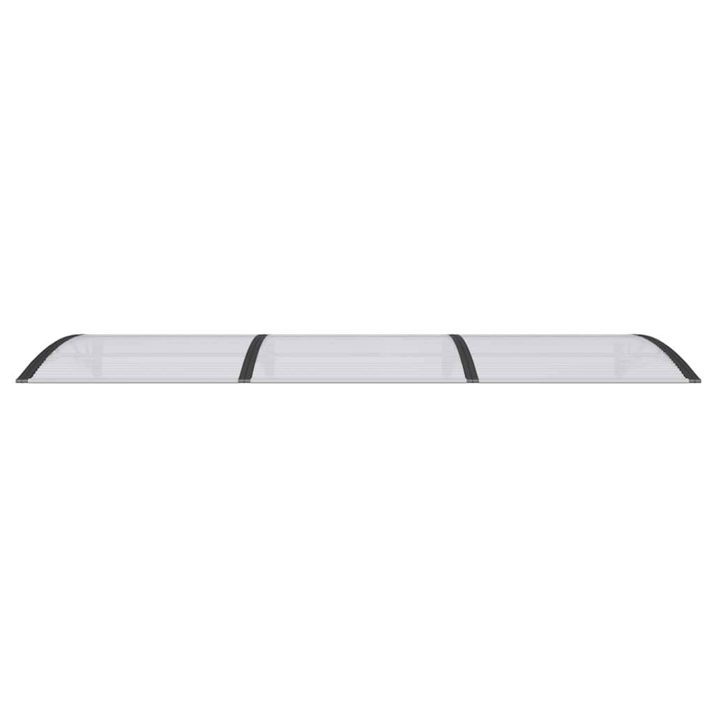 vidaXL Türvordach Schwarz 300x100 cm Polycarbonat