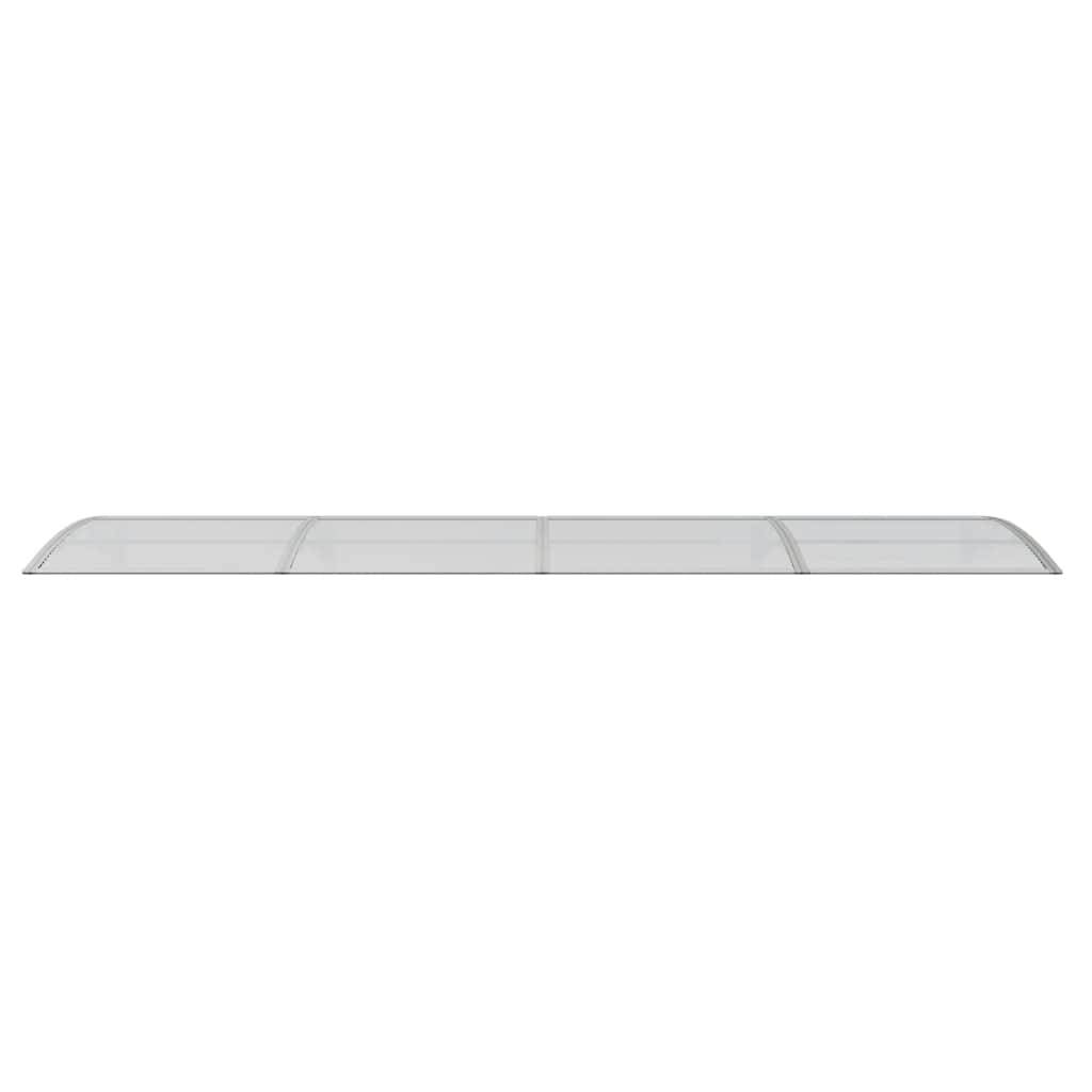 vidaXL Türvordach Grau 400x100 cm Polycarbonat