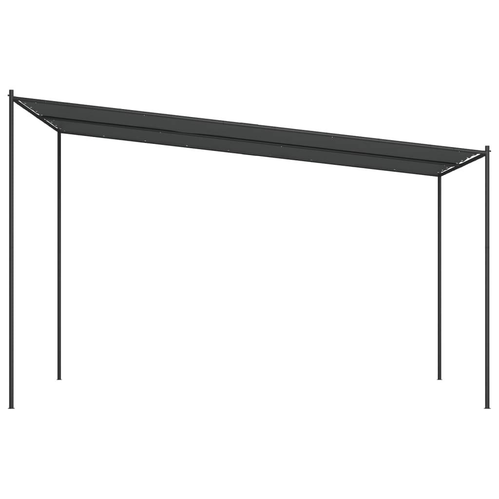 vidaXL Pavillon Anthrazit 4x4 m 180 g/m² Stoff und Stahl