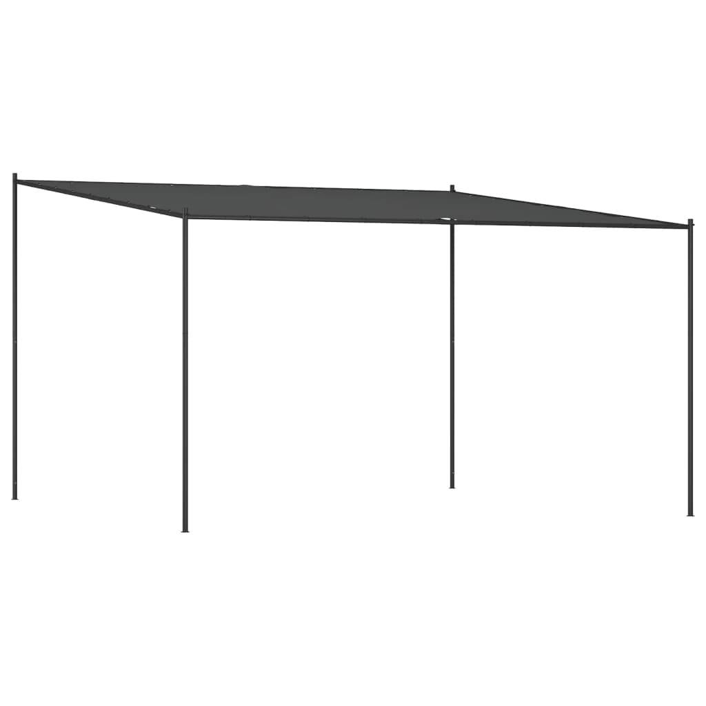 vidaXL Pavillon Anthrazit 4x4 m 180 g/m² Stoff und Stahl