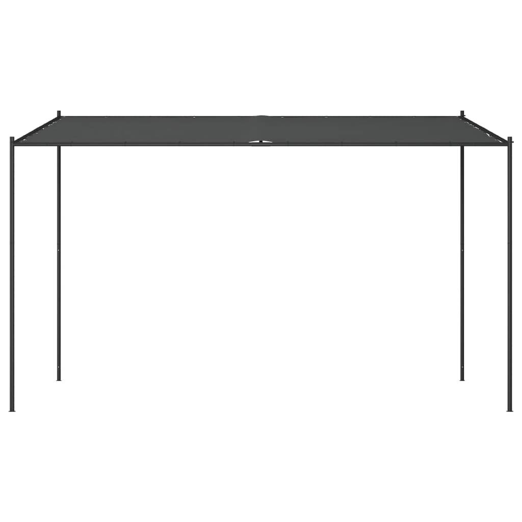 vidaXL Pavillon Anthrazit 4x4 m 180 g/m² Stoff und Stahl